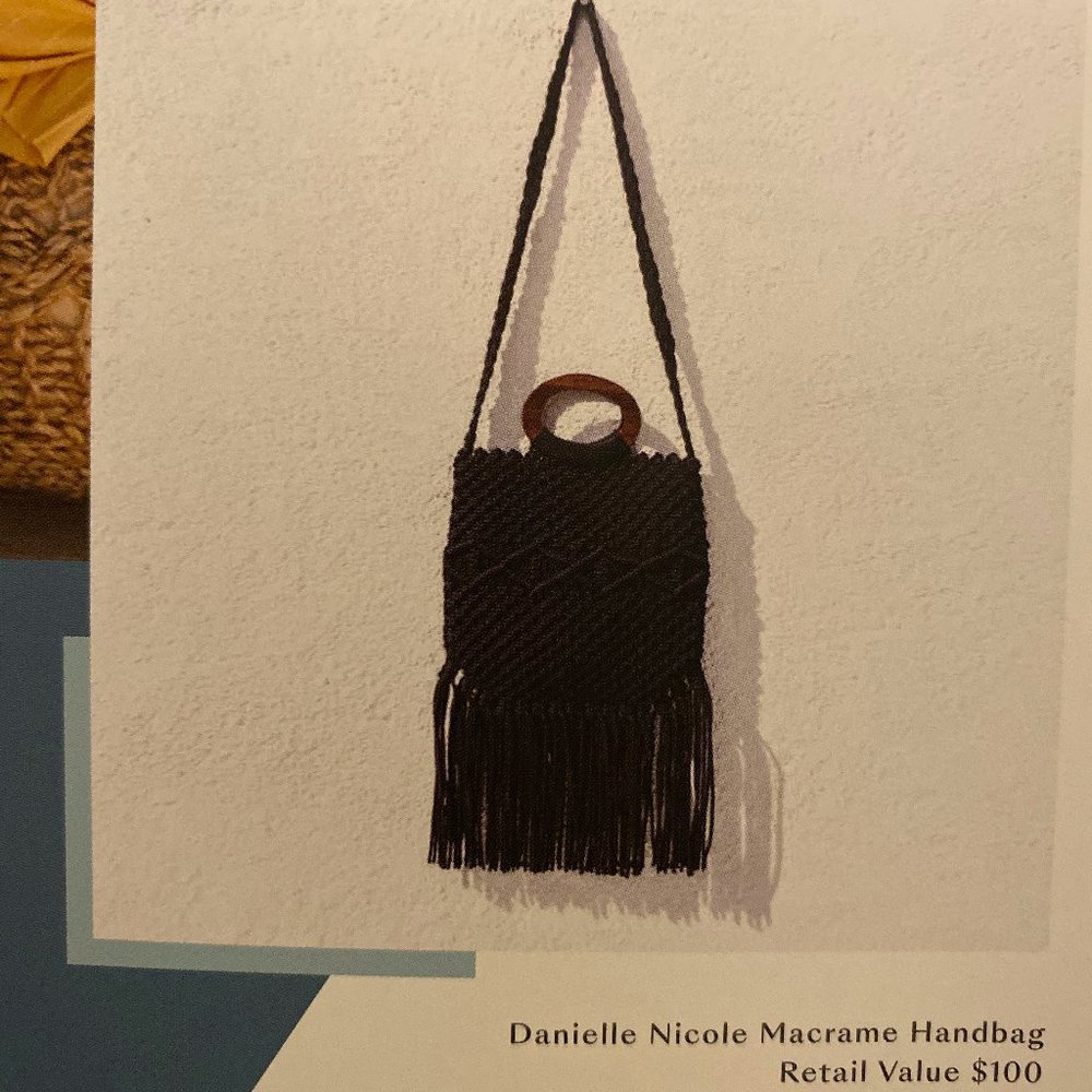 Danielle Nicole Macrame Handbag. New - image 5